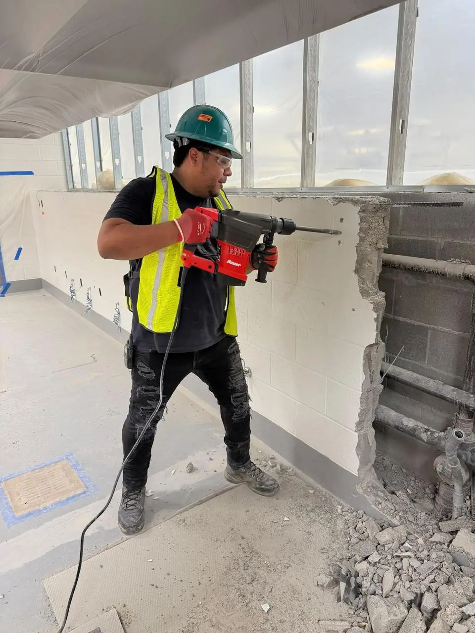 Fuenco crew on a commercial job