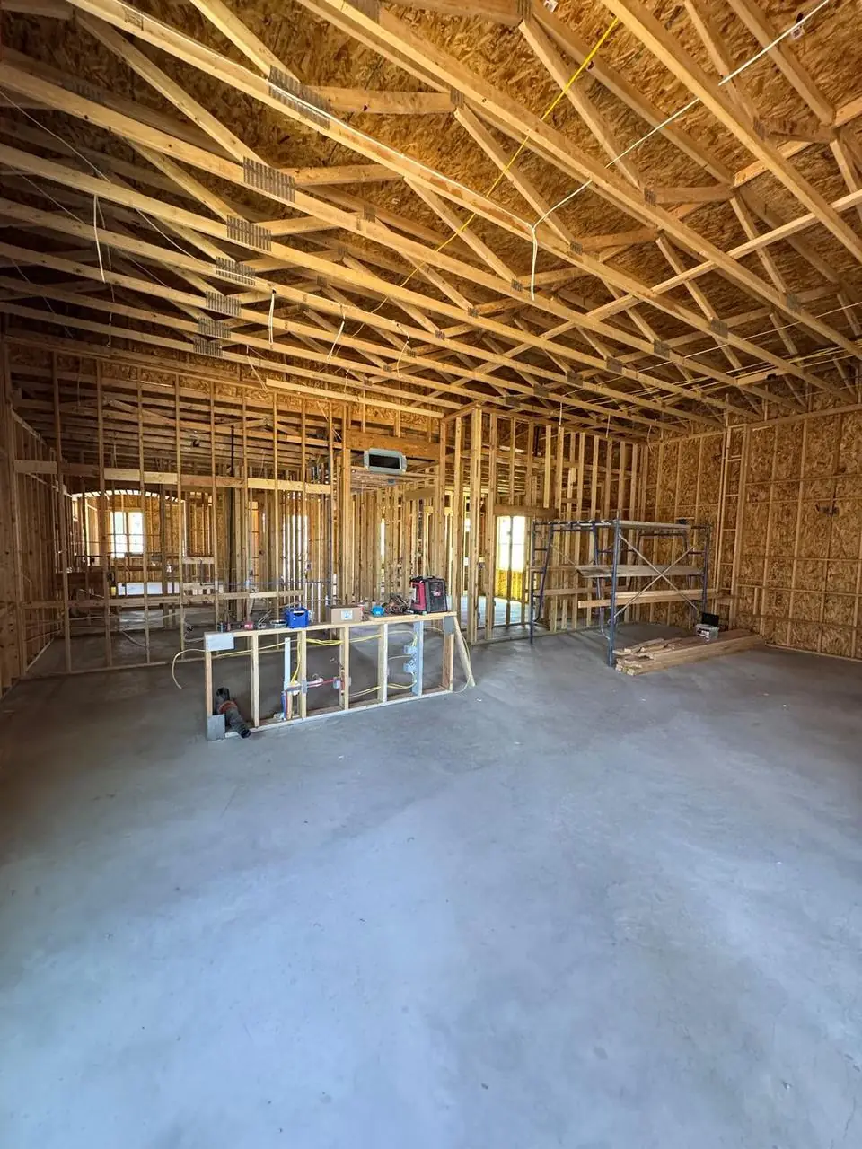 Framing and drywall